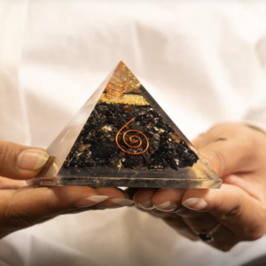 Orgone Black Obsidian Pyramid